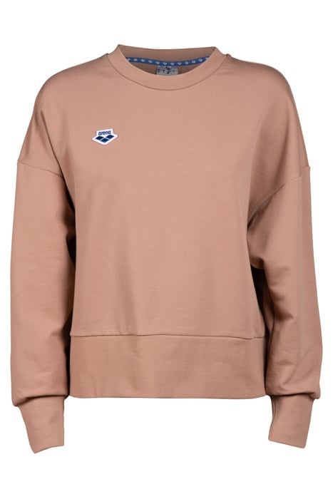 WOMEN'S OVERSIZED CREW NECK CARAMELO 4