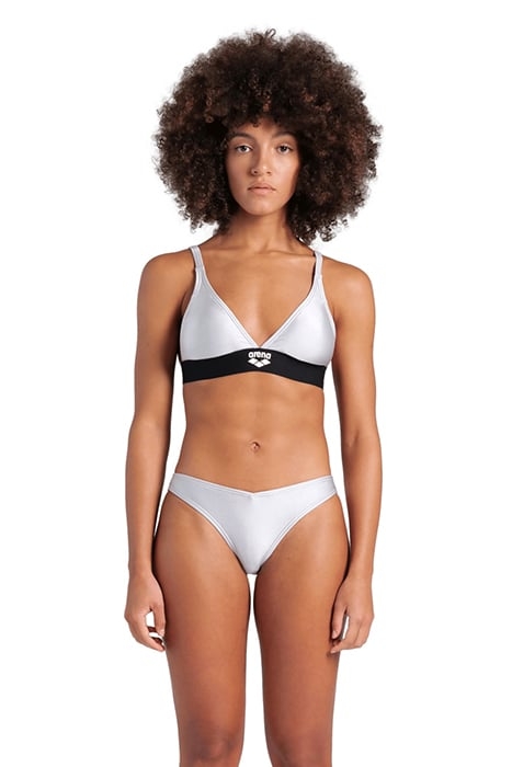 WOMEN'S ARENA BICOLORE ELASTIC TRIANGLE SILVER 1