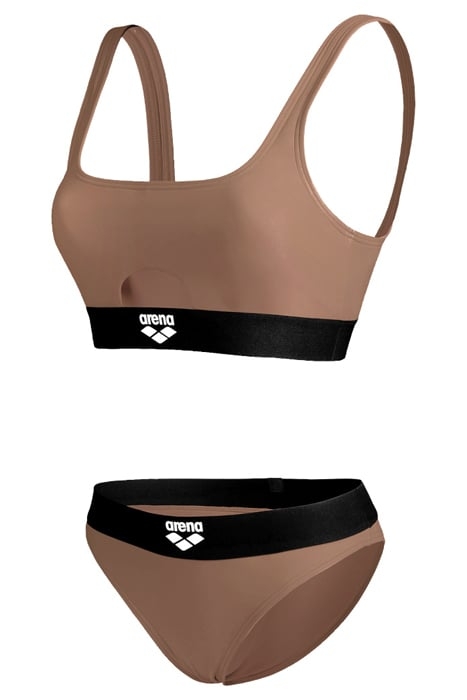 WOMEN'S ARENA BICOLORE ELASTIC BRALETTE CREAM 7