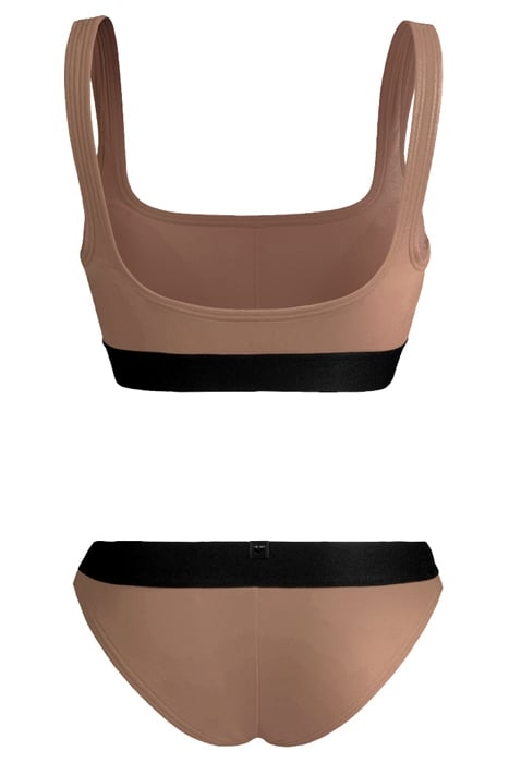 WOMEN'S ARENA BICOLORE ELASTIC BRALETTE CREAM 6