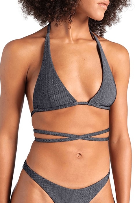 WOMEN'S ARENA TECH WOOL TRIANGLE BIKINI BLACK 8