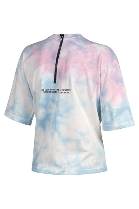 WOMEN'S SHIRT MPH CYAN MULTI TIE&DYE 7