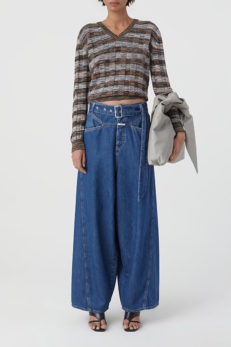 V NECK LONG SLEEVE MULTI COLOR 3