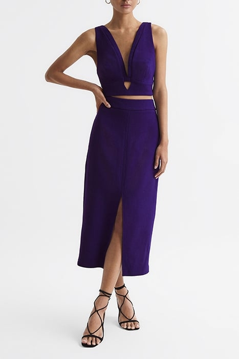 MAISIE-CROP TANK TOP CAMI PURPLE 1