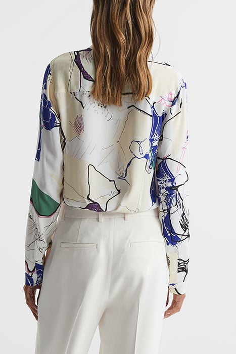 MEL-ABSTRACT BLOUSE IVORY 2