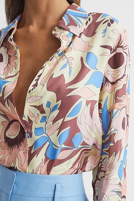 LIV-PRINTED BUTTON-DOWN SHIRT MULTICOLOR 7