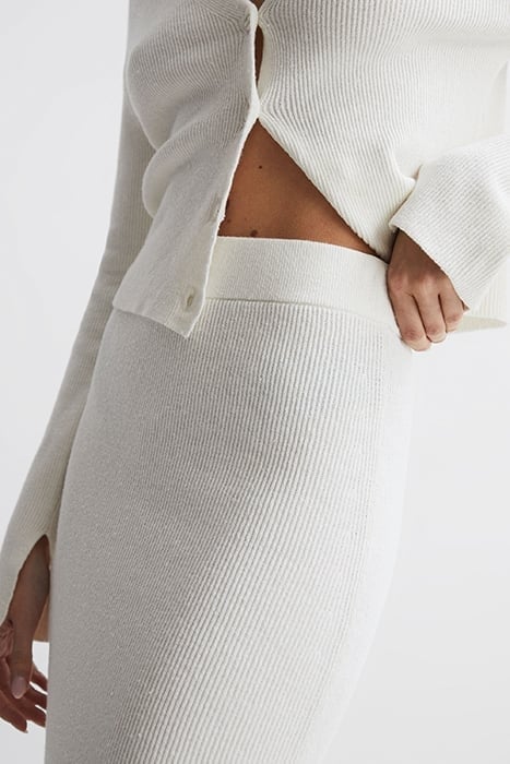 FERN-KNITTED SKIRT CREAM 7