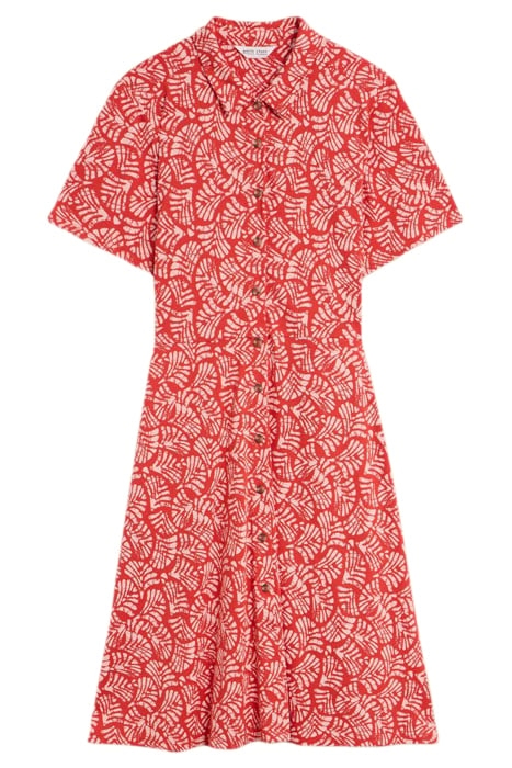 RIA JERSEY SHIRT DRE RED PRINTED 2