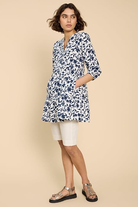 MARTA TUNIC WHITE PRINTED 1