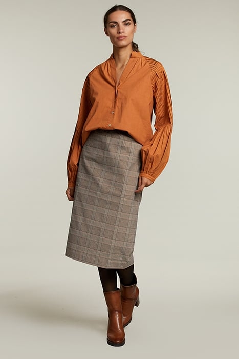 MULTI CHECKED MIDI SKIRT 3