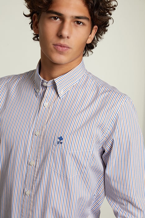 CUSTOM FIT STRIPED SHIRT MULTI 3