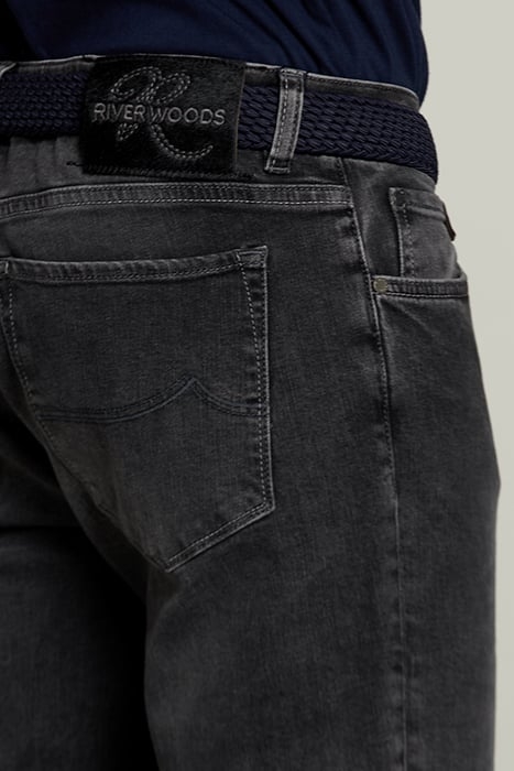 TIGHT FIT 5-POCKET JEANS GREY 5