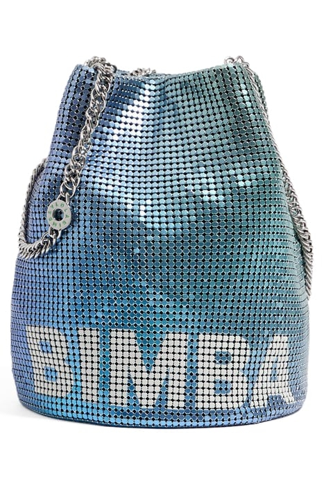 IRIDESCENT MESH BUCKET BAG 1