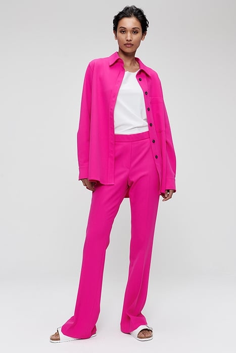 LOOSE SHIRT JACKET PINK 2