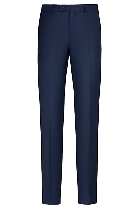 BLUE BIRD'S EYE SLIM LEG STRAIGHT TROUSERS 3