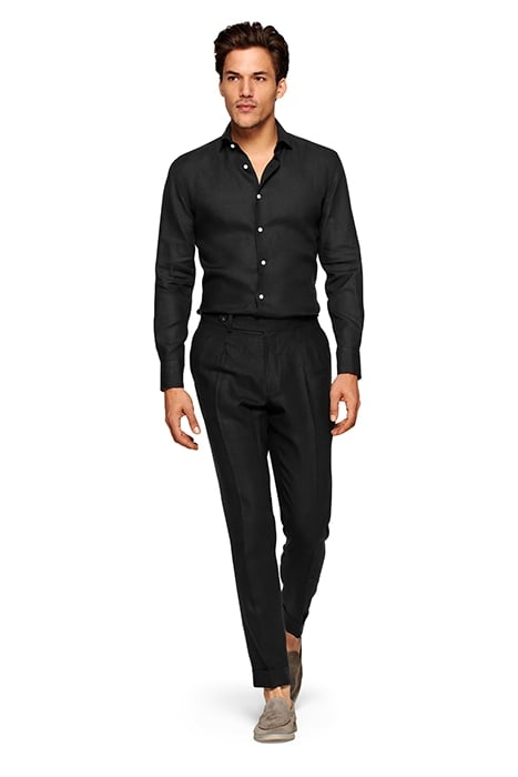 BLACK SLIM FIT SHIRT 5