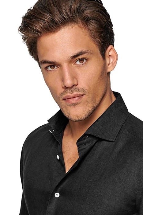 BLACK SLIM FIT SHIRT 6