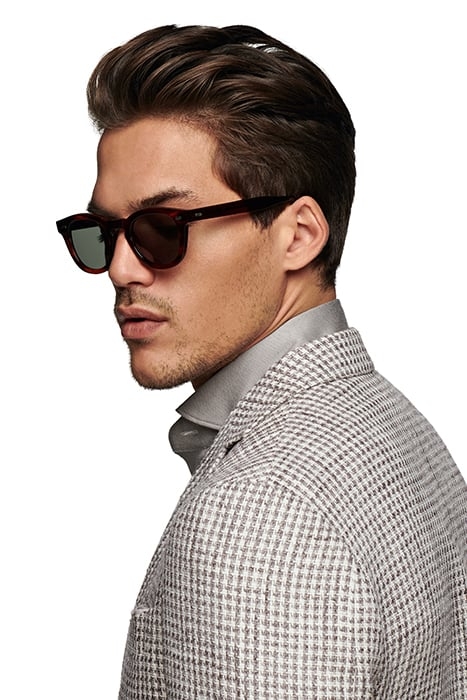 GREY HOUNDSTOOTH TAILORED FIT HAVANA BLAZER 8