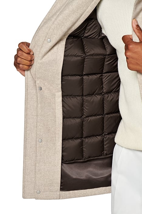 LIGHT BROWN PADDED PARKA 6