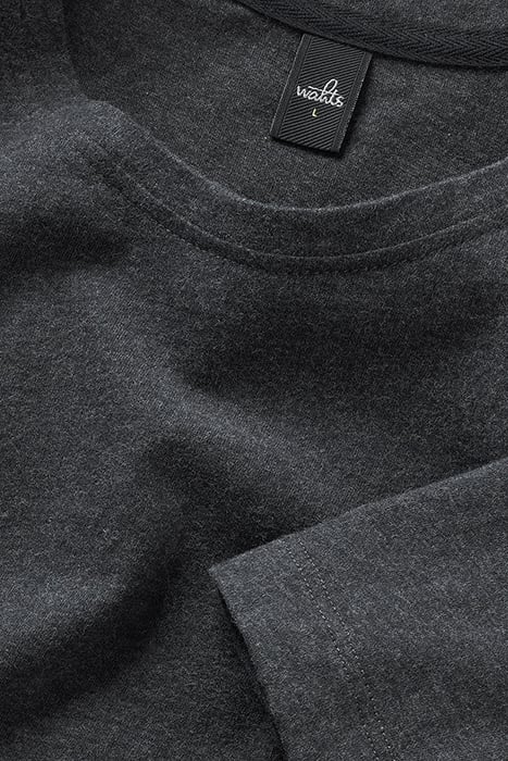 OLSON-CARBON | LONGSLEEVE T-SHIRT ANTHRACITE MELANGE 2