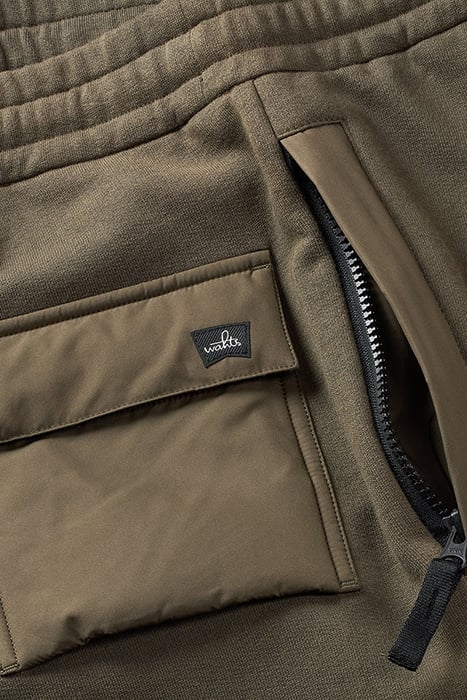 DANE | LUXURY SWEATPANTS DARK KHAKI 2