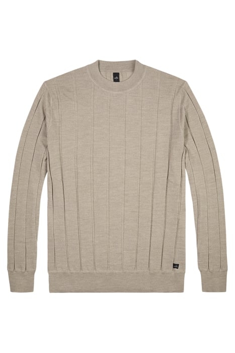 CONRAD | RETRO CASHFEEL PULLOVER BEIGE 2