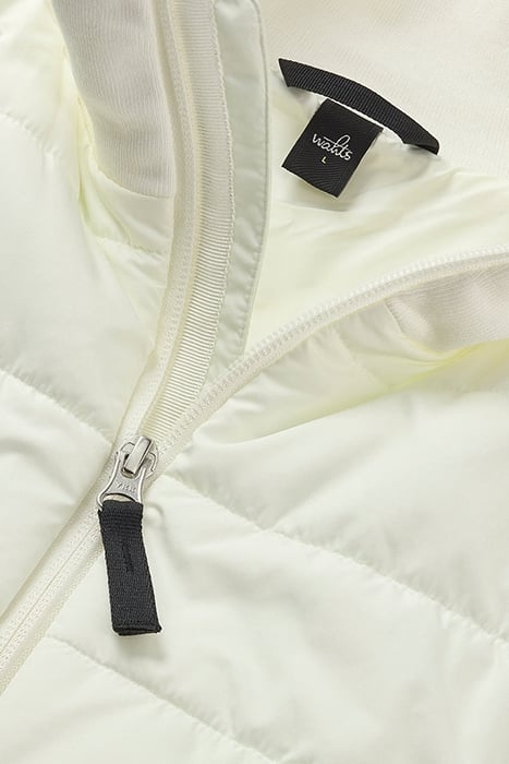 GRIFFIN | QUILTED SWEAT JACKET RETRO WHITE 2