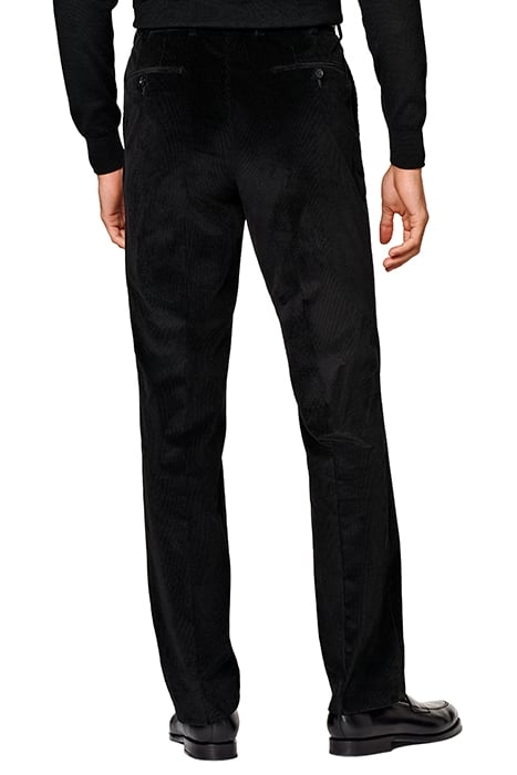 BLACK STRAIGHT LEG TROUSERS 2