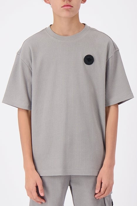 JR. WAFFLE TEE GREY 1