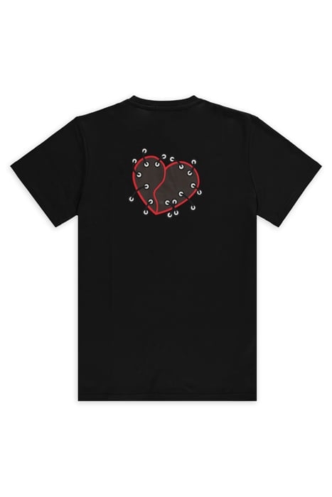 BROKEN HART TEE BLACK 2