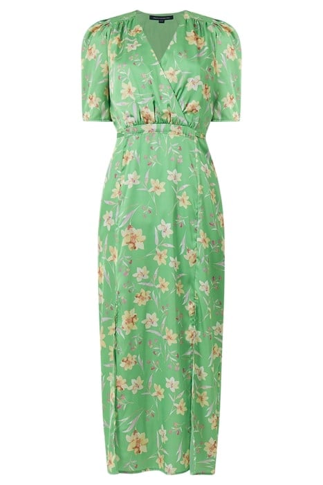 CAMILLE WRAP DRESS GREEN 3
