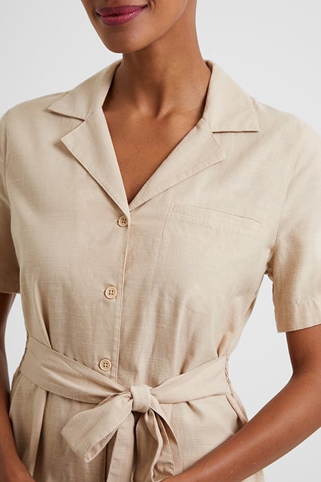 ALANIA LYOCELL BLEND SHIR DRES BROWN 5