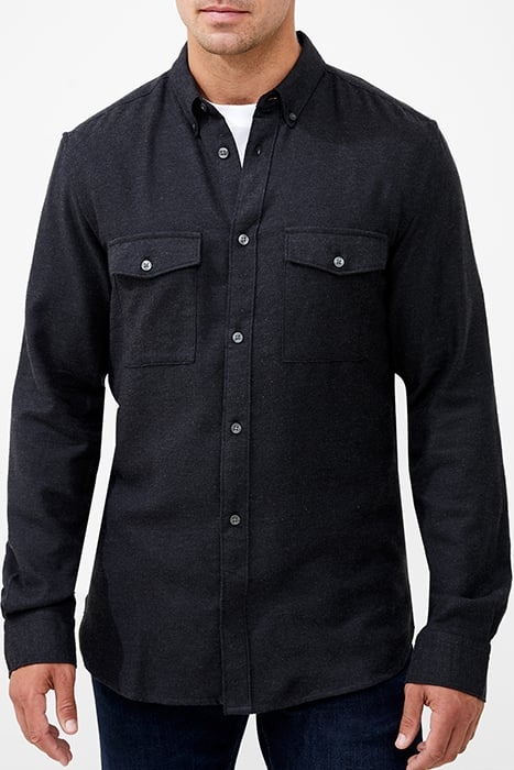2 POCKET FLANNEL LS MR BLACK 1