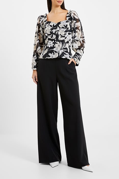 ALLY DINAH LS SWEETHEART NK TP BLACK 2