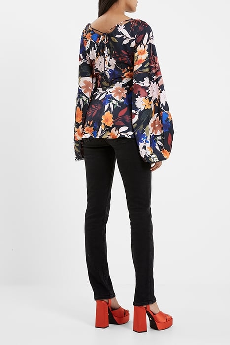 BROOKE ALEEYA SATIN TOP BLACK 2