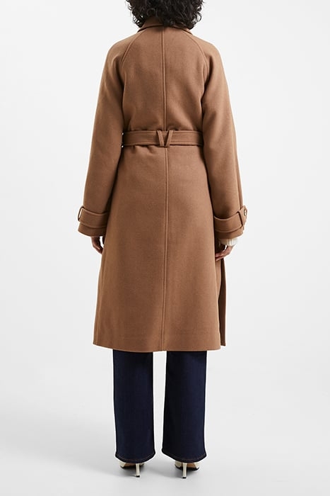 FAWN FELT COAT. BROWN 2