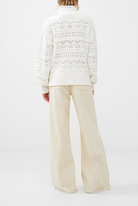 LINNEY STITCH LS HIGH NK JUMPR WHITE 3