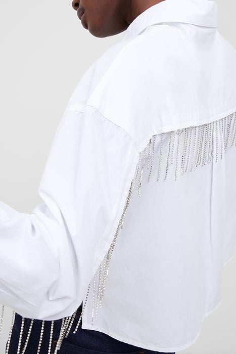 CRYSTAL ALISSA COTTON SHIRT WHITE 5