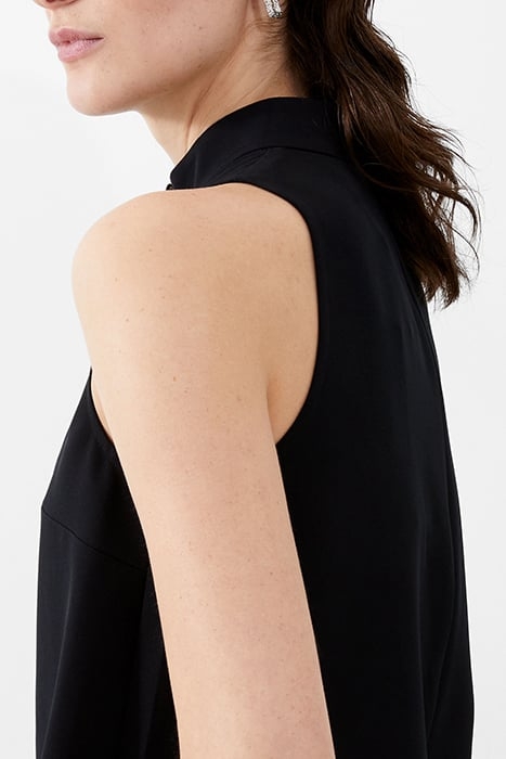 ECHO SLEEVELESS KEYHOLE DRESS BLACK 4