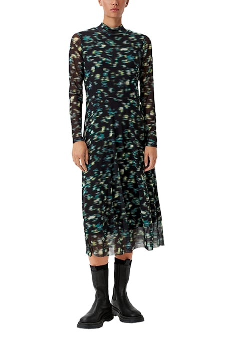 COMMA DRESSES GREY/BLACK 1