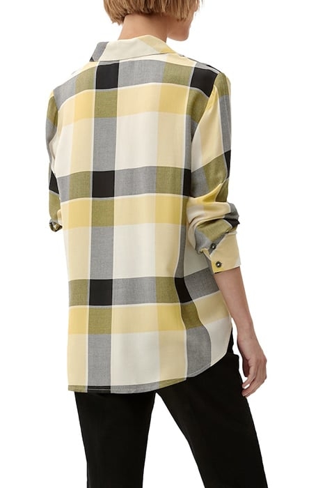 S.OLIVER BLOUSES BROWN CHECK 3