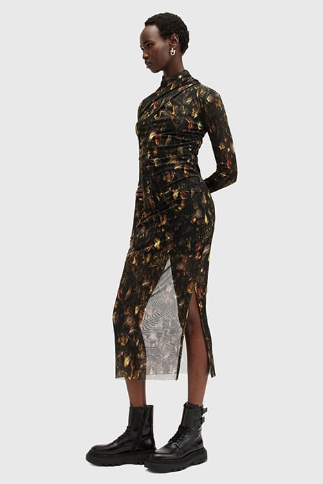 TIA MESH DRESS KATERI HAZEL BROWN 1