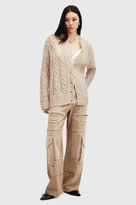 REGAN CARDIGAN ECRU WHITE 3