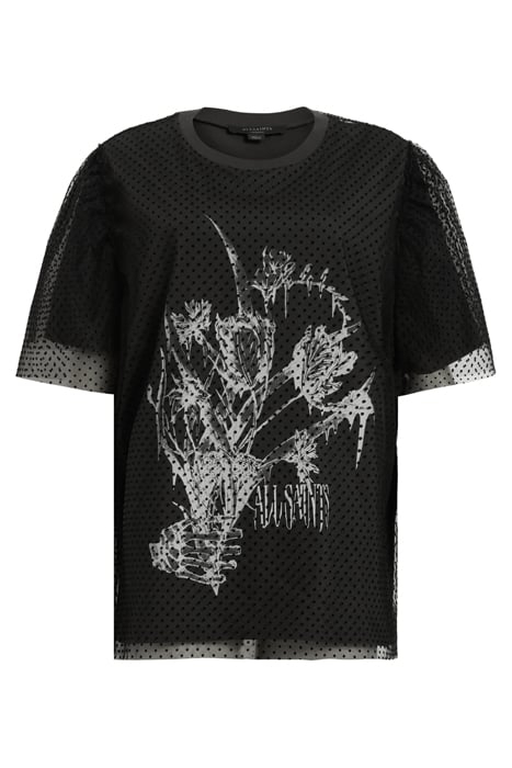 TOMMI FONDRE TEE WASHED BLACK/BLACK 4