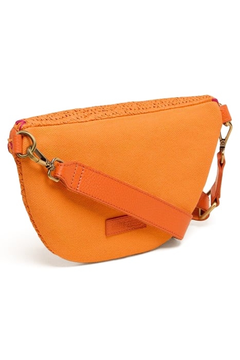 SEBBY MINI RAFFIA SLING BAG BRIGHT ORANGE 1