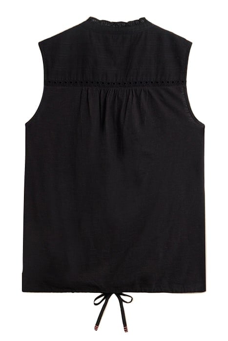 ARABELLA SLEEVELE SHIRT PURE BLACK 2