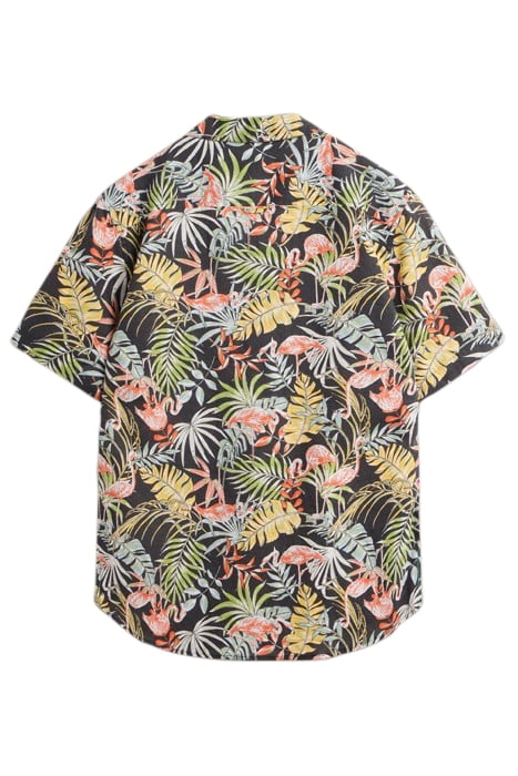 FLAMINGO PRINTED SHIRT BLACK PRINTED 2