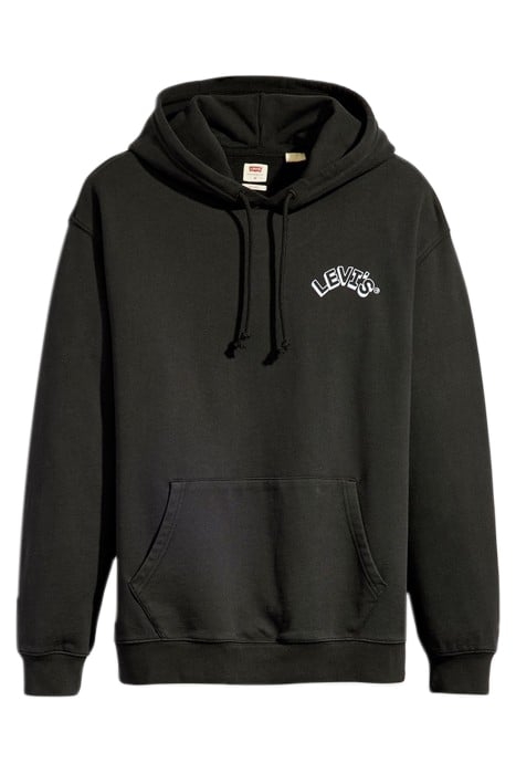 RELAXED JEANS HOODIE BLACK 3