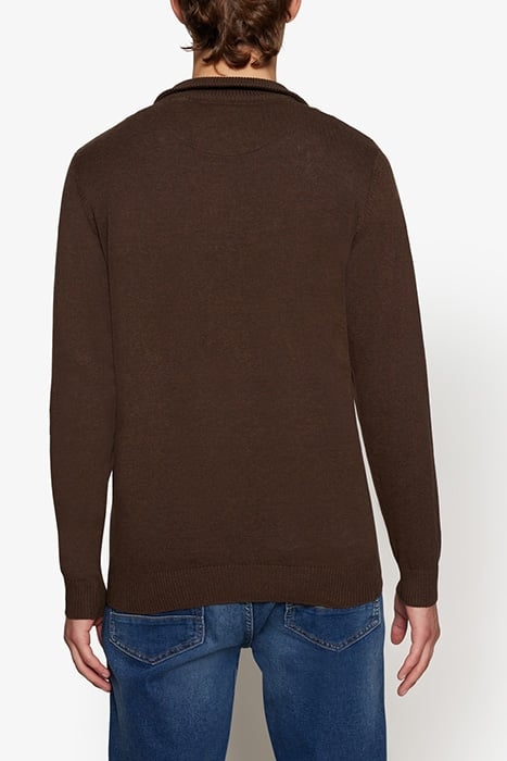 KLAUSSI HALFZIP + CHOCOLAT BROWN MELANGE 2