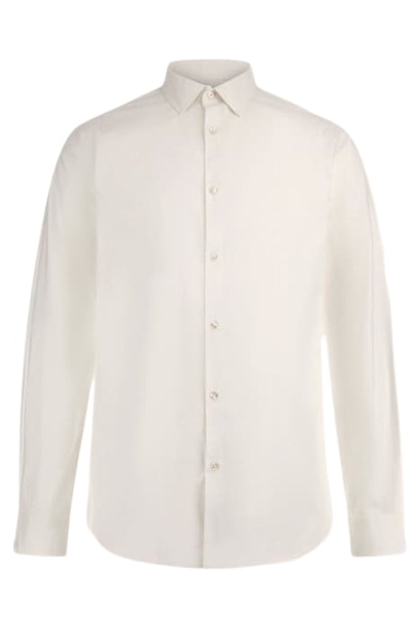 BENNY NEW COLLAR PAU PURE CASUAL SHIRT WHITE 4